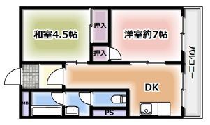 グロース寝屋川Ⅰの間取り画像