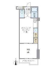 大井鹿島谷ハイツの間取り画像