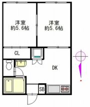 アルバ大津の間取り画像