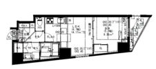 ミライズ横濱桜木町レジデンスの間取り画像