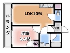エスポワールの間取り画像