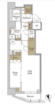 RJRプレシア大森北の間取り画像