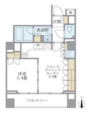 KDXレジデンス南麻布の間取り画像