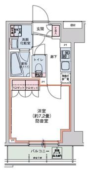 HTアジール芝浦の間取り画像