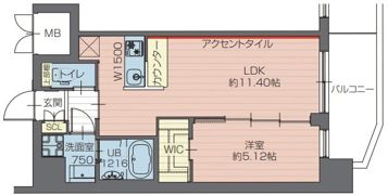 プレジオ川口ASIANの間取り画像