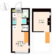 ハーモニーテラス東新町Ⅱの間取り画像