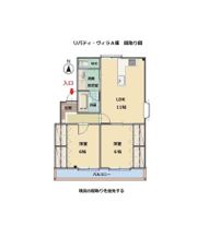 リバティ・ヴィラ A棟の間取り画像