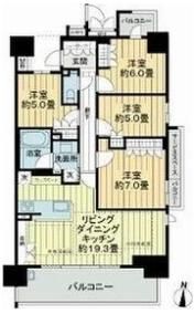 ザ・パークハウス桜山の間取り画像