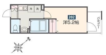 MELDIA成増の間取り画像