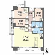 パークホームズ内山下イーステージの間取り画像