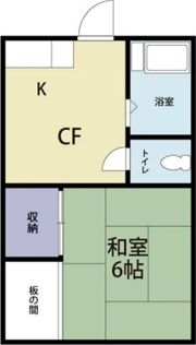 志村コーポの間取り画像
