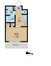 エスティメゾン武蔵小山の間取り画像