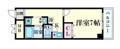 IF都島の間取り画像