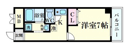 IF都島の間取り画像