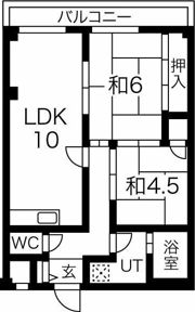 エクセルメゾン南志賀の間取り画像