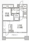 レジディア新御徒町Ⅱの間取り画像