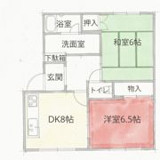 北村ハイツの間取り画像