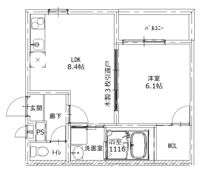 フジパレス朝日が丘町の間取り画像