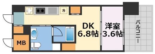 J．GRAN Court京町堀の間取り画像