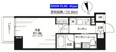 ステージグランデ芝大門の間取り画像