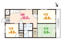 ハイコーポ西原の間取り画像