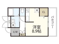 El Clasico駅前の間取り画像