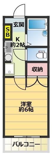 サンパレスの間取り画像