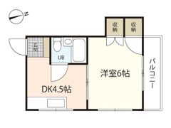 VILLA三篠の間取り画像