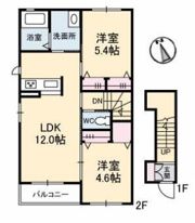 アプリコット Ⅱの間取り画像