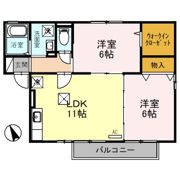 セジュールあかねの間取り画像