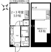 ハーミットクラブハウス上大岡ルフトの間取り画像