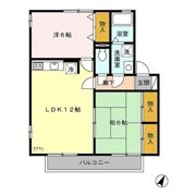 オールパレス A/Bの間取り画像