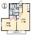 メゾン・アンジュ A棟の間取り画像