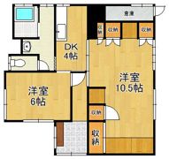 横代北町5丁目貸家の間取り画像