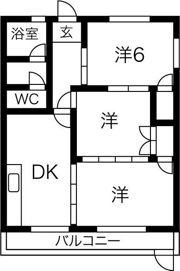 メゾンかわはらの間取り画像