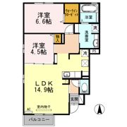 ロジュマン浜乃木Ⅲの間取り画像