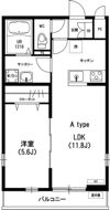 リブリ・Hugel山手の間取り画像