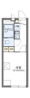 レオパレスNAKADAの間取り画像