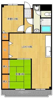 ラディア石田の間取り画像