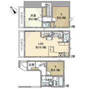 東大井戸建の間取り画像