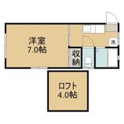 プリンスコート苦竹Aの間取り画像