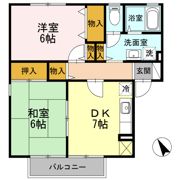ハイカムール槙ノ原 B棟の間取り画像