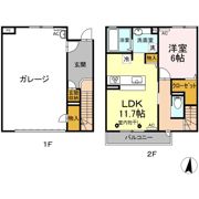 シルフィッド Gの間取り画像