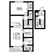 ピアニーフィールドDの間取り画像