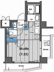ガラ・グランディ西新宿の間取り画像