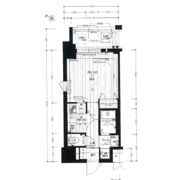 ライジングコート三宮マリーナシティの間取り画像