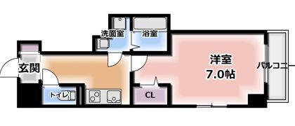 オリエントレジデンス門真栄町の間取り画像