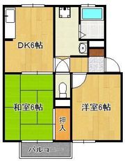 セジュールさつきの間取り画像