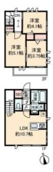 リヴィエール下井草の間取り画像