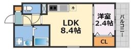 S-MOVE緑橋の間取り画像